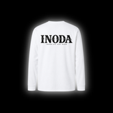 Inoda Fractured Logo Long Sleeve Shirt - White