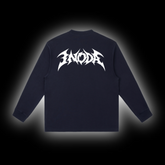 Inoda Viper Logo Long Sleeve Shirt - Navy Blue