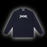 Inoda Viper Logo Long Sleeve Shirt - Navy Blue